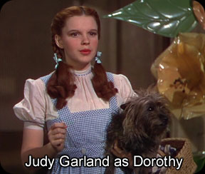 Judy Garland as Dorothy